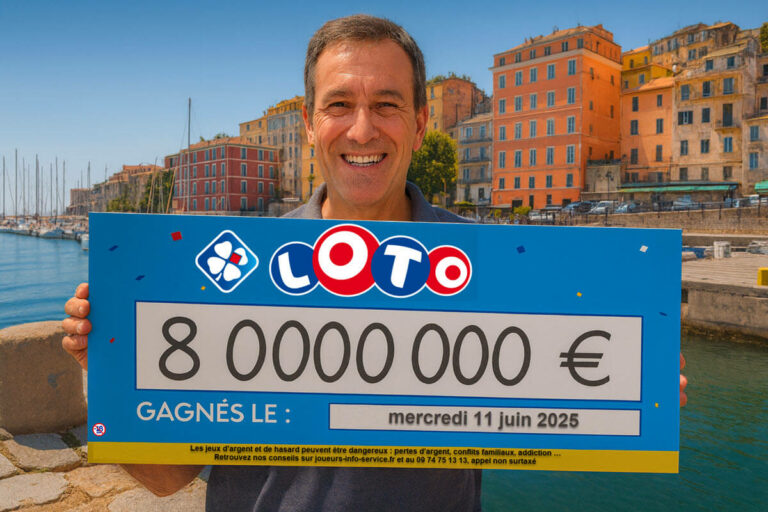 FDJ : « les enfants, on a gagné au Loto », un père de famille corse remporte 8 millions d’euros à Bastia