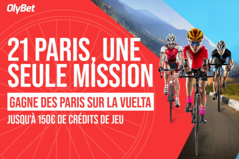Olybet : parier sur la Vuelta et remportez jusqu’à 150€ de crédit avec cette promotion