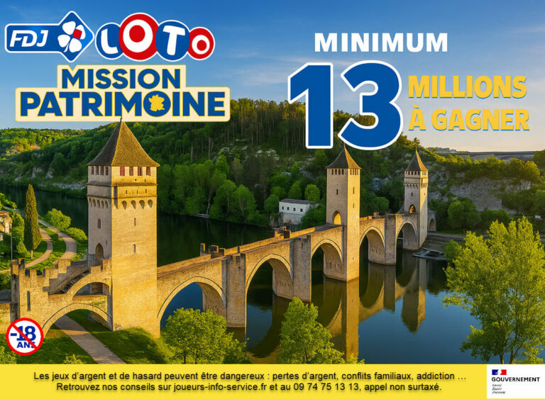 Super Loto du Patrimoine 2025 : tentez un jackpot de 13 millions d’euros (comment jouer, quels gains)