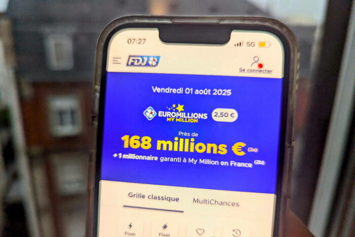 Résultat EuroMillions du vendredi 1er août 2025 : un nouveau millionnaire sur Internet à My Million, 61e de l’année