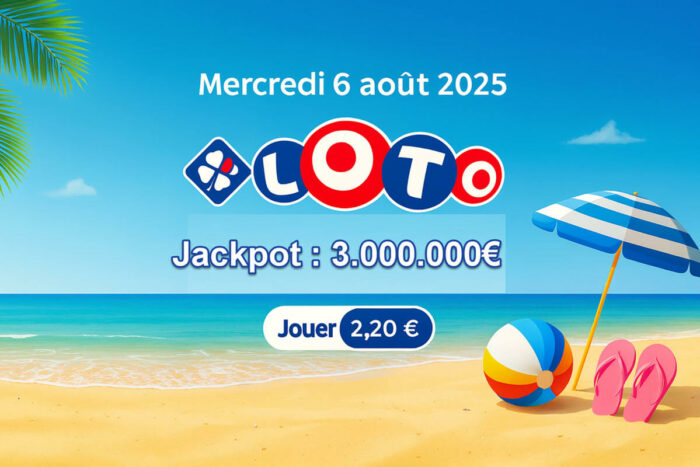 Résultat Loto FDJ du mercredi 6 août 2025 : découvrez les numéros gagnants du tirage