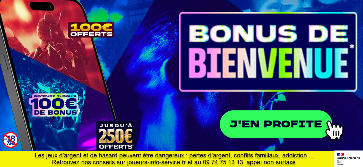 Bonus de bienvenue chez Parions Sport : 450€ à récupérer aux paris sportifs, hippiques et poker