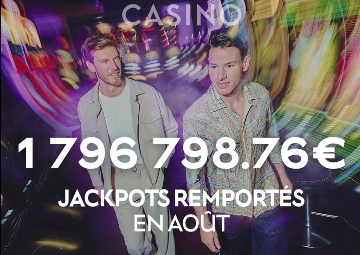Casino Sainte-Maxime : plus de 1,7 million d'euros de gains distribués en août 2025
