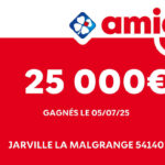 FDJ : un lorrain mise 2€ à Amigo pendant ses courses et repart avec 25 000 €
