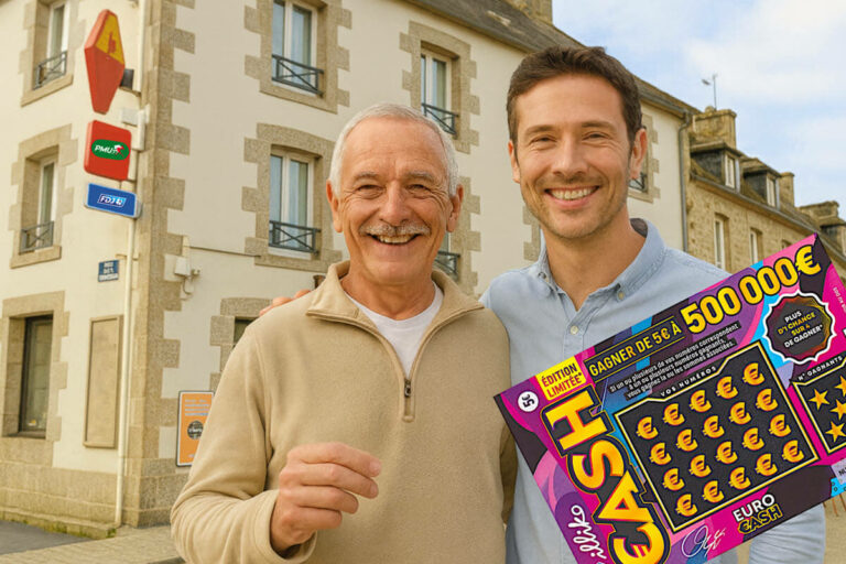 FDJ : « J’ai envie de passer du temps avec mes proches », ce breton gagne 500 000€ en grattant un ticket CASH à Plouaret