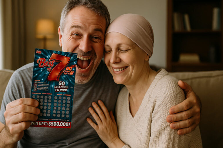 Ohio : il gagne 500 000$ en grattant un ticket et pourra payer les frais du cancer de sa femme