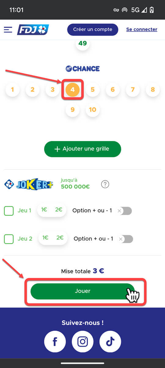 Choisissez un numéro Chance parmi les 10 possibles et validez votre grille Super Loto avant 20h15 ce vendredi 19 septembre.