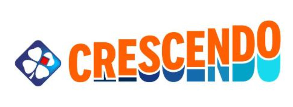 Le logo officiel de la loterie Crescendo lancé en novembre 2025