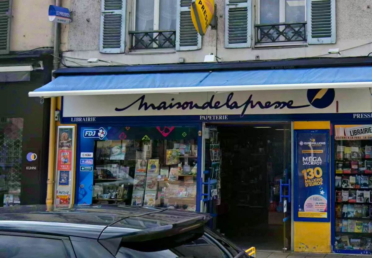 Maison de la Presse de Champagnole où le ticket gagnant Loto a été coché