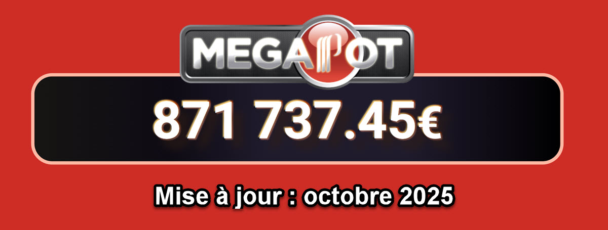 Megapot Partouche pour 871 000€ en octobre 2025
