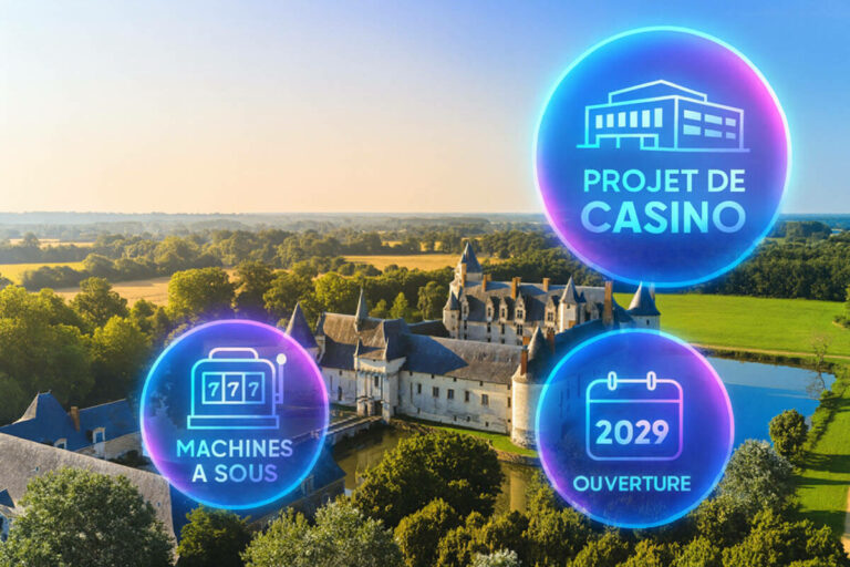 Nouveau casino au Lion-d’Angers : le projet comprendra 200 machines à sous et ouvrira en 2029