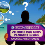 EuroDreams : un 11e grand gagnant en France à 20 000€ par mois pendant 30 ans, la chance tricolore continue
