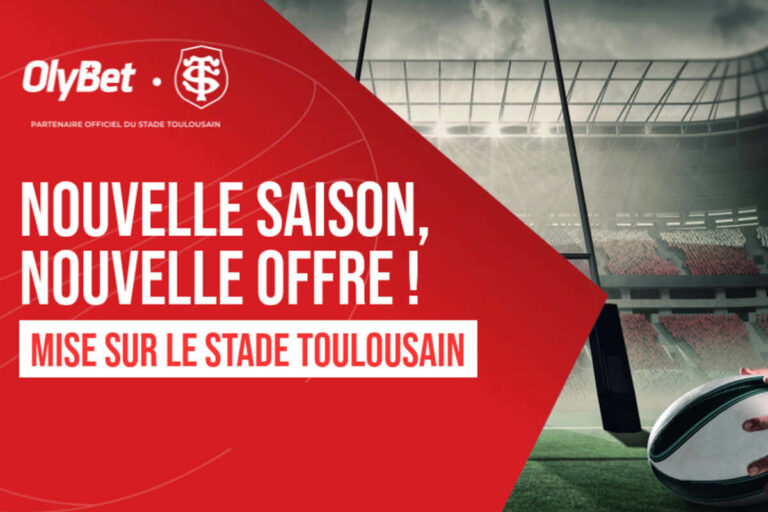 Olybet : des promotions jusqu’à 500€ avec le Stade Toulousain en Top 14
