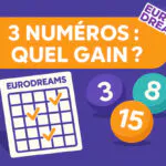 Quel gain avec 3 bons numéros à EuroDreams ?