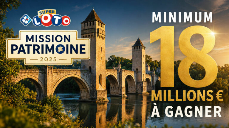 Super Loto du Patrimoine 2025 : résultats, numéros gagnants rapport de gains