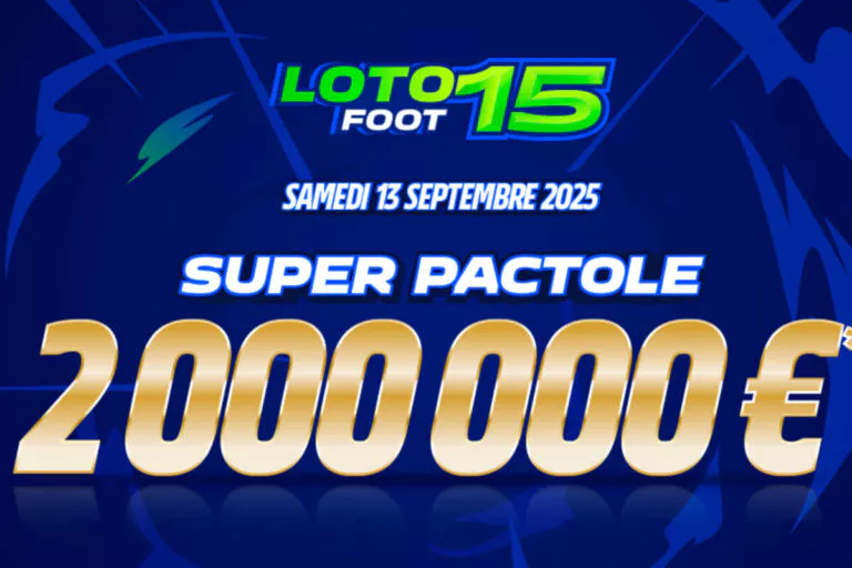 Super Pactole Loto Foot du samedi 13 septembre : 2 millions d’euros à décrocher, nos analyses et pronostics