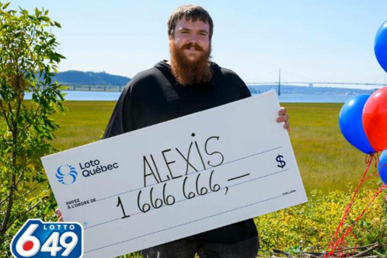 Lotto 6/49 : il joue seulement pour la 3e fois, ce québécois devient millionnaire à 20 ans