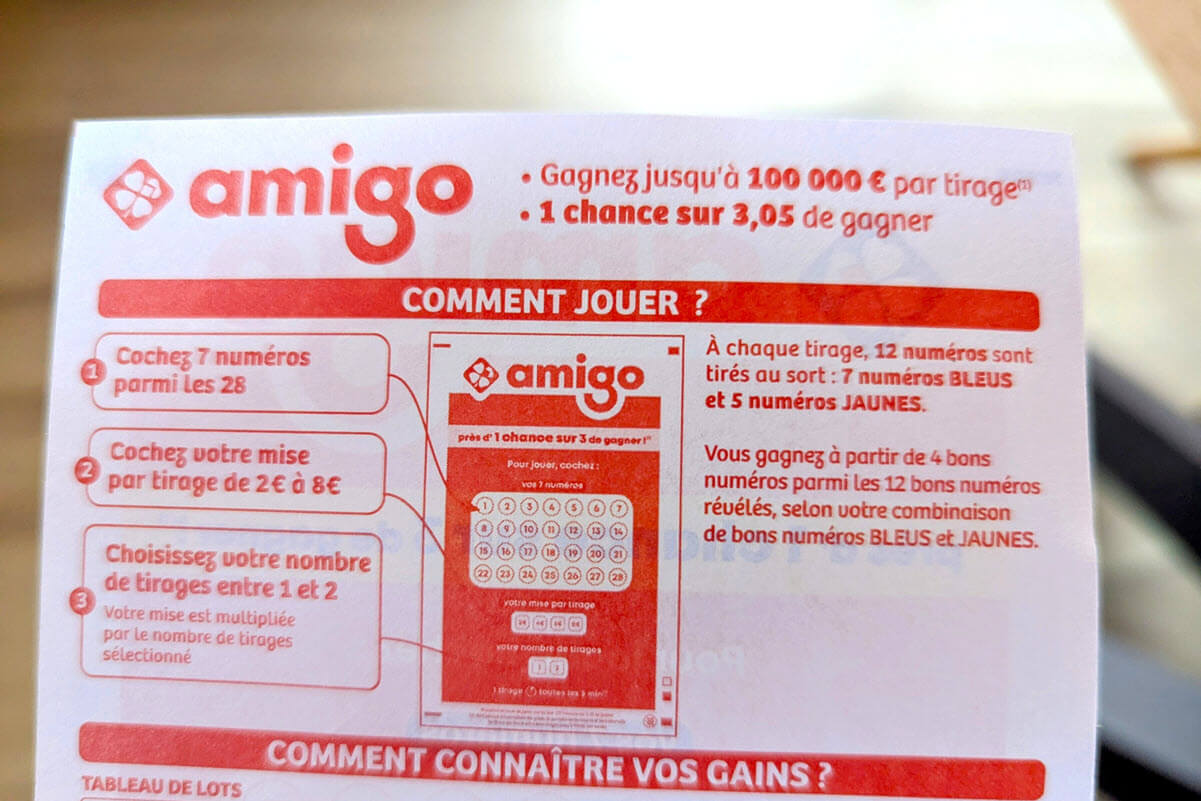 comment jouer à Amigo FDJ en 3 étapes