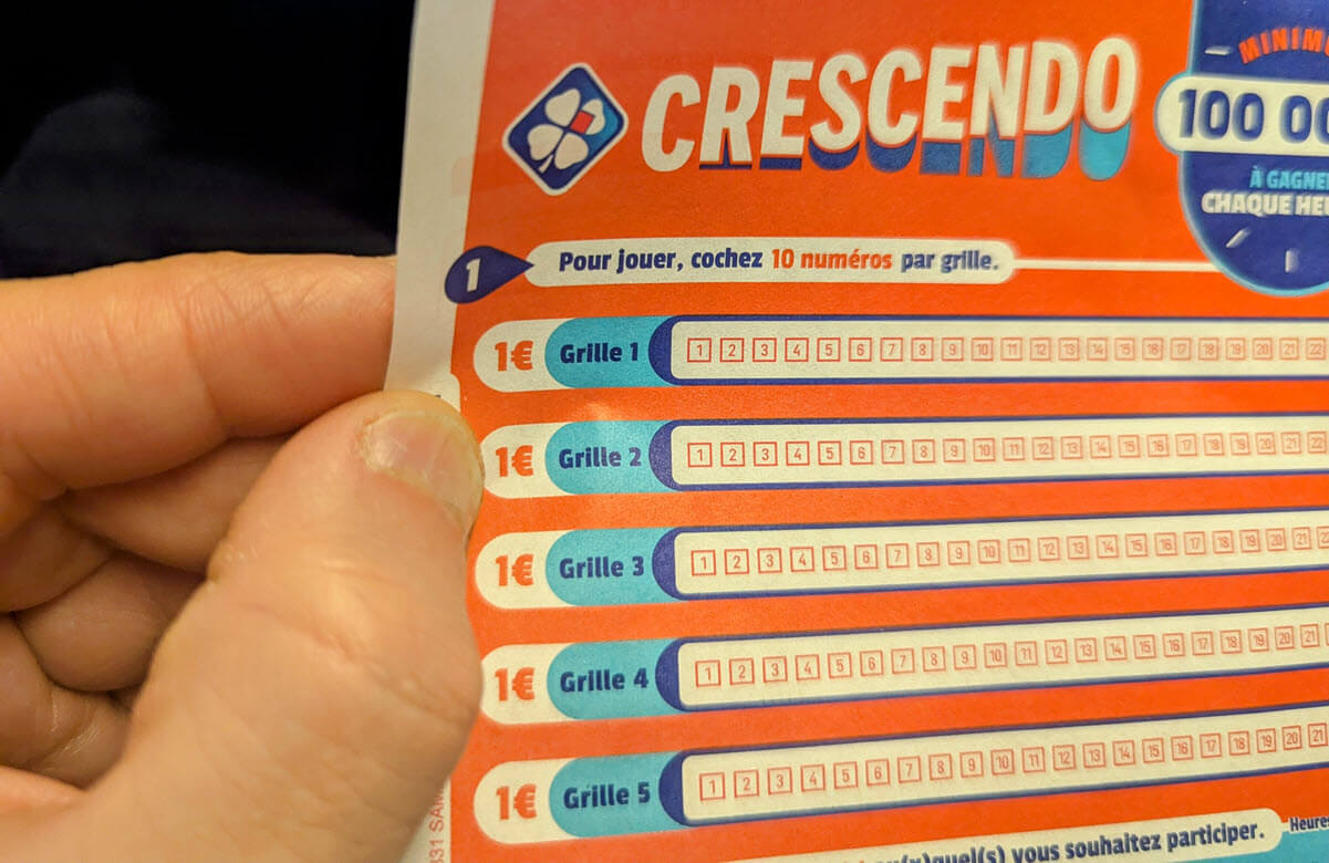Le prix d'une grille Crescendo, un tarif unique de 1€