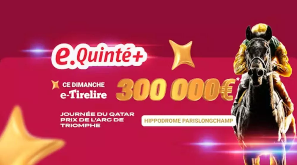 La cagnotte e-Quinté+ du dimanche 5 octobre 2025 pour 300 000€ de gains