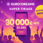 Super tirage EuroDreams : une forte participation mais pas de grand gagnant pour 30 000€ par mois