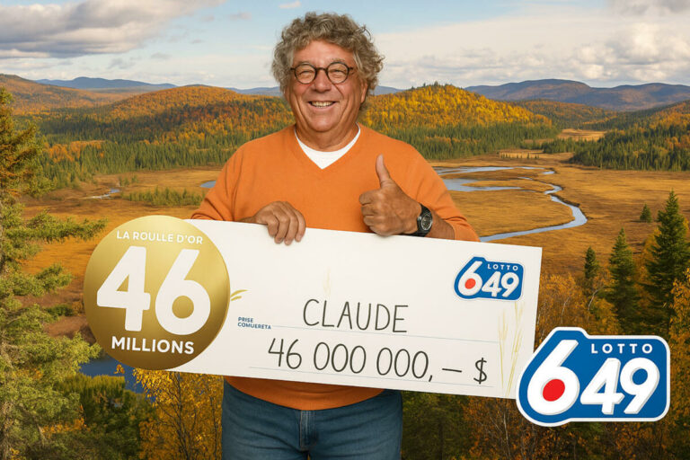Lotto 6/49 : « c’est quoi tous ces zéros-là ? », ce Québécois gagne 46 millions de dollars avec ses numéros fétiches