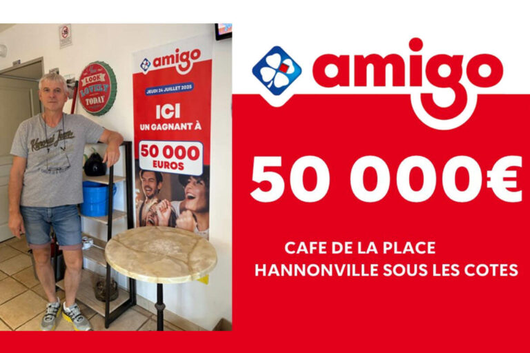Amigo : avec 4€ misé, un joueur a empoché 50 000 € dans un petit village de la Meuse
