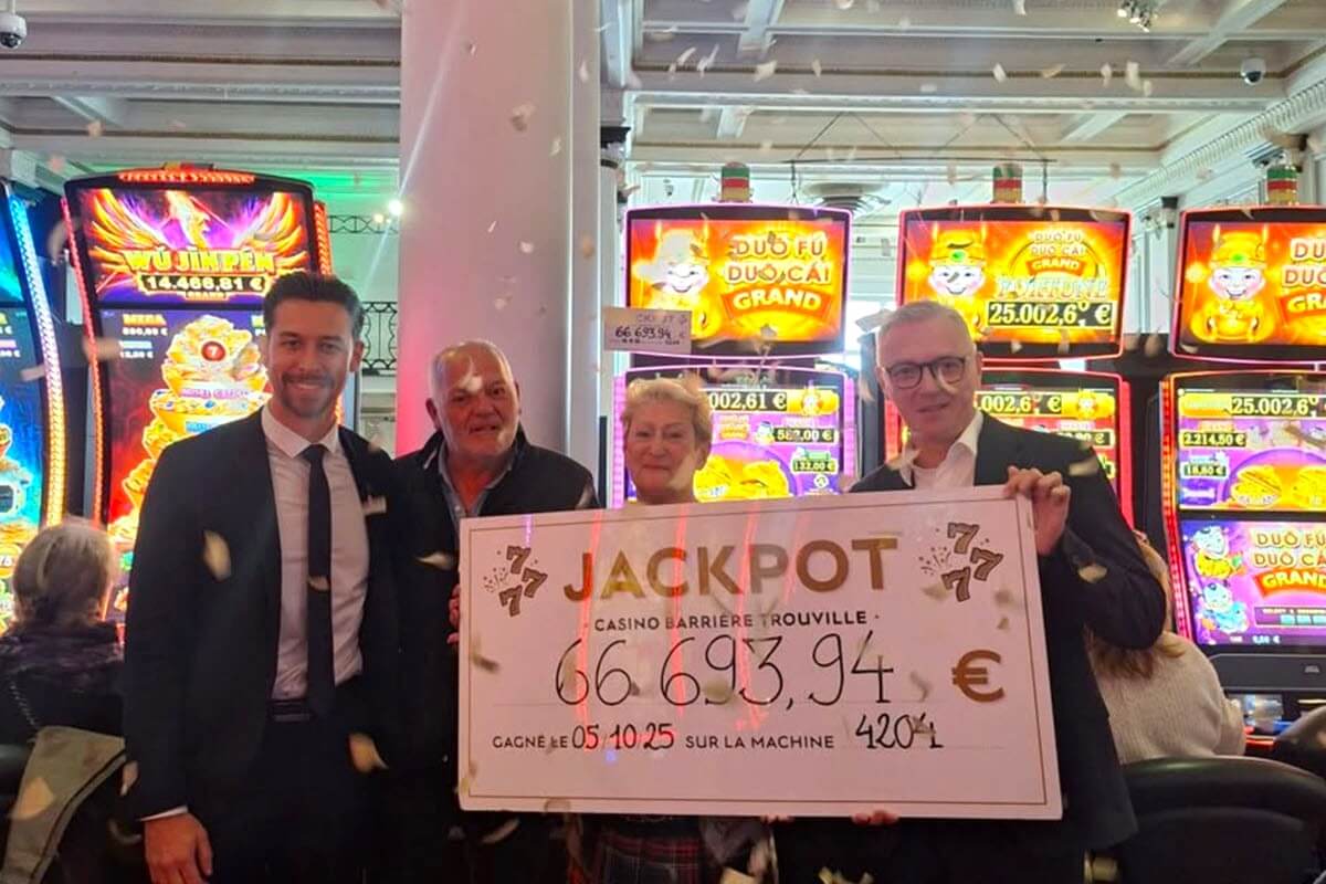 Casino de Trouville-sur-Mer : jackpot record remporté en 2025 pour plus de 60 000€