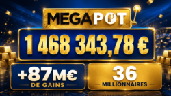 MegaPot Partouche : montant, gagnants et casinos | Juin 2026