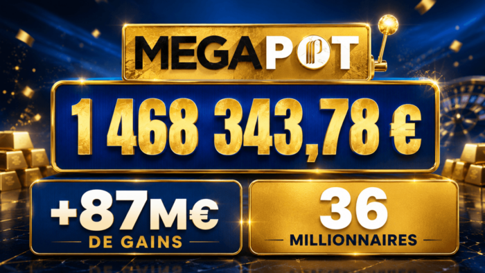 MegaPot Partouche : montant, gagnants et casinos | Juin 2026