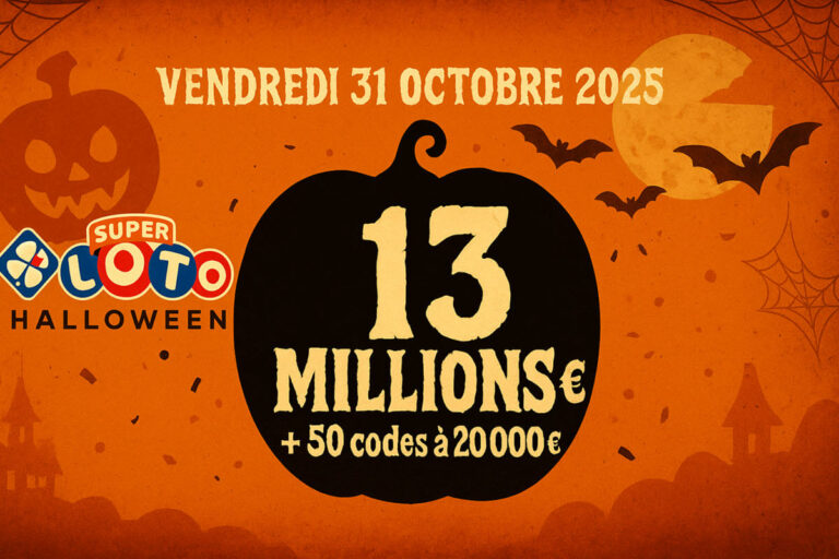 Super Loto Halloween : horaire du tirage, comment jouer, jackpot en jeu, toutes les infos !