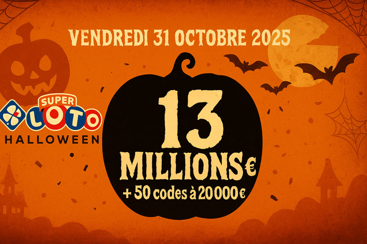 Super Loto Halloween : horaire du tirage, comment jouer, jackpot en jeu, toutes les infos !