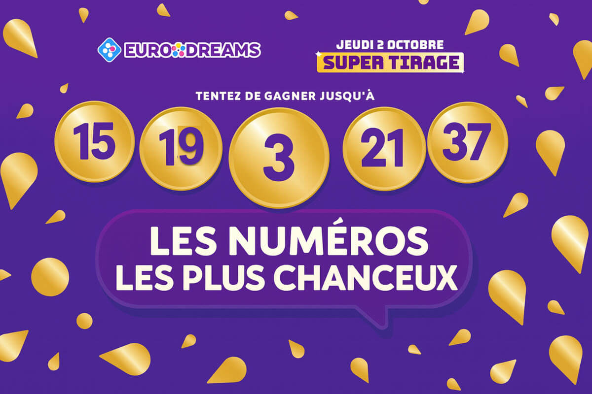 Super tirage EuroDreams : quels sont les numéros les plus chanceux après 2 ans de tirage ?