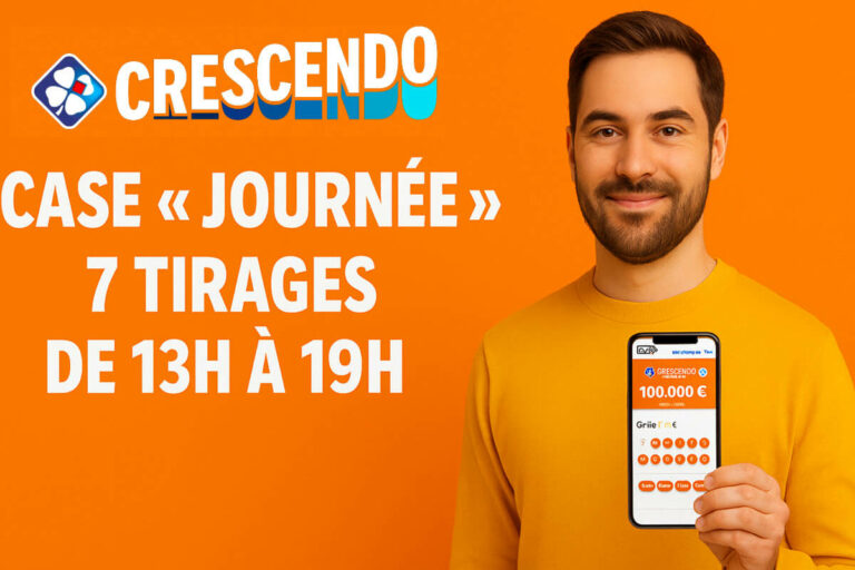 Crescendo FDJ : la case « journée », jouez pour les 7 tirages en une fois