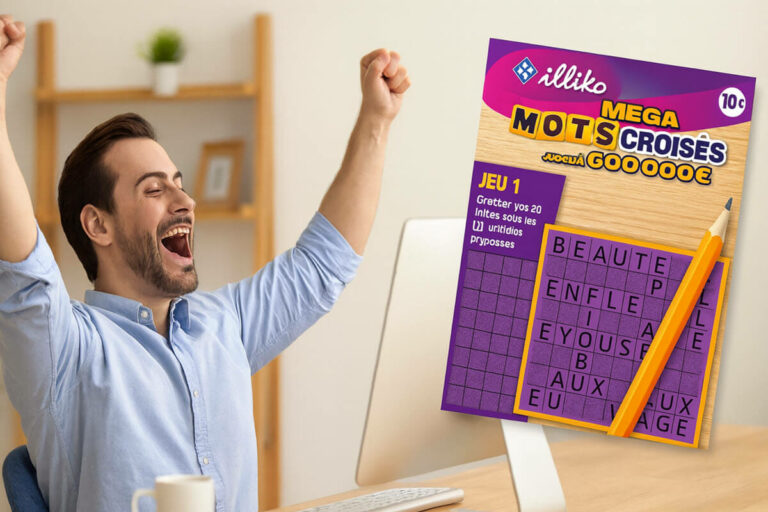 FDJ : il crée un compte en ligne et décroche 600 000 € deux mois plus tard à Mega Mots Croisés