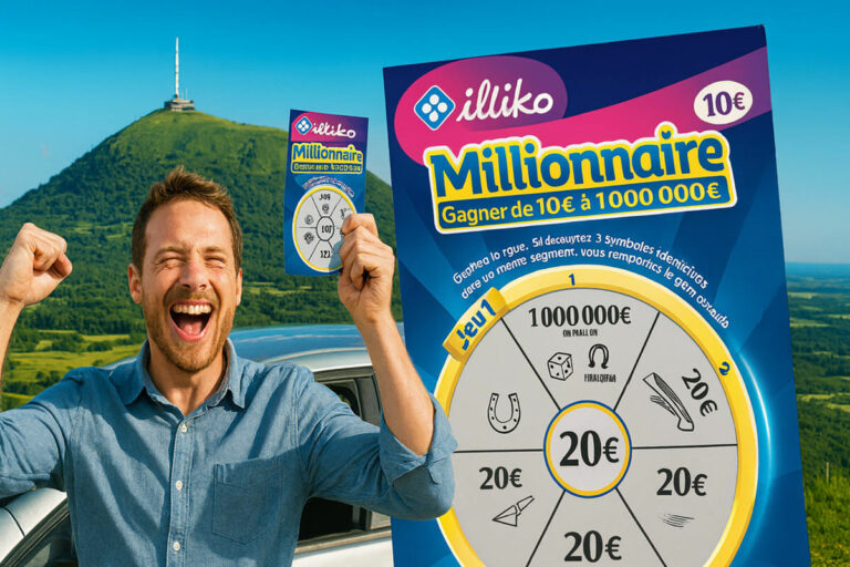 Millionnaire FDJ : Il oublie son ticket dans son sac et gagne le million, l’histoire incroyable d’un joueur du Puy-de-Dôme