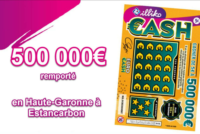 FDJ : 500 000€ gagné à CASH ce joueur voit « trois zéros alignés », son incroyable découverte