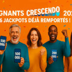 Crescendo FDJ : 6 grands gagnants et plus de 2 millions d’euros remportés, ces premiers chanceux