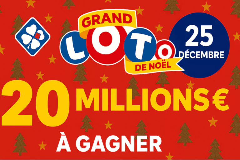 Grand Loto de Noël FDJ : on peut déjà jouer pour le jackpot de 20 millions d’euros du 25 décembre