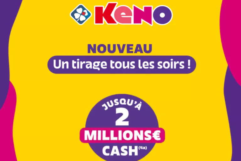Keno : sans tirage ce midi, à quelle heure suivre le résultat du lundi 3 novembre ?