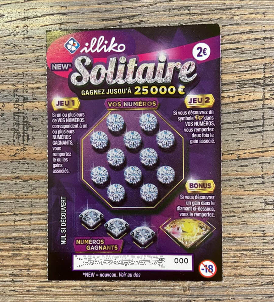 Le nouveau ticket Solitaire en vente en point de vente et sur FDJ.fr depuis ce lundi 3 novembre 2025