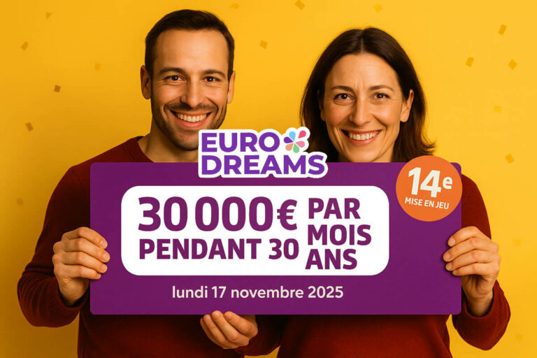 Résultat EuroDreams du lundi 17 novembre 2025 : les numéros gagnants du jour sont en ligne