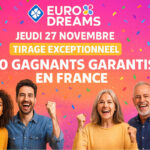 EuroDreams : nouveau tirage exceptionnel en France, 10 joueurs remporteront 2000€ par mois jeudi soir
