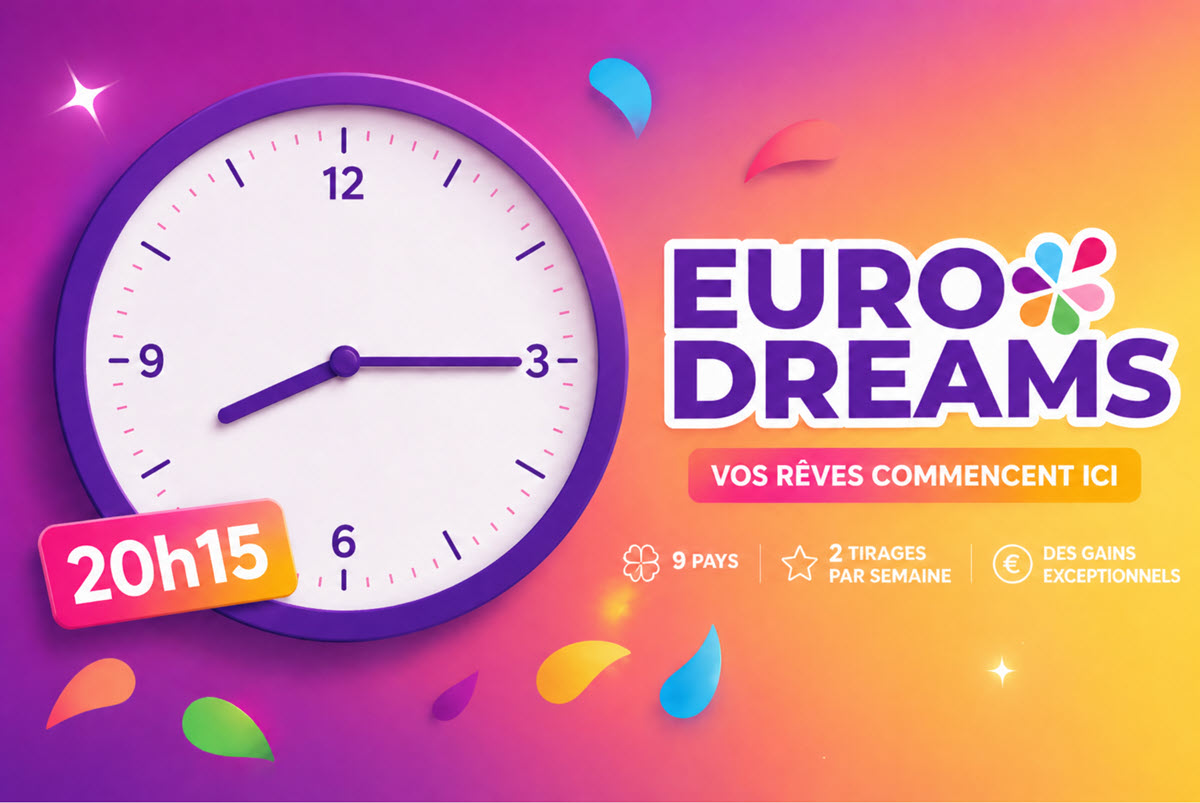 EuroDreams : heure limite pour jouer une grille en 2026