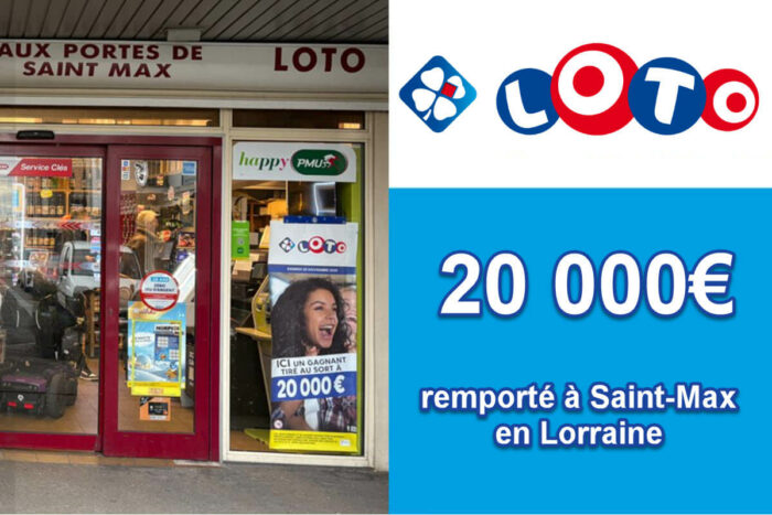 Loto : un joueur de Saint-Max en Lorraine remporte 20 000 € sans trouver de numéros gagnants