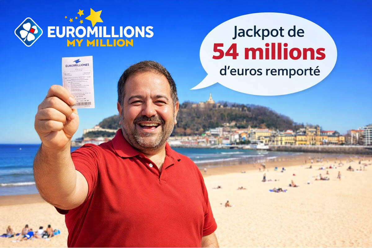 EuroMillions : plus de 54 millions d’euros remportés en Espagne, au Pays basque, juste après Noël
