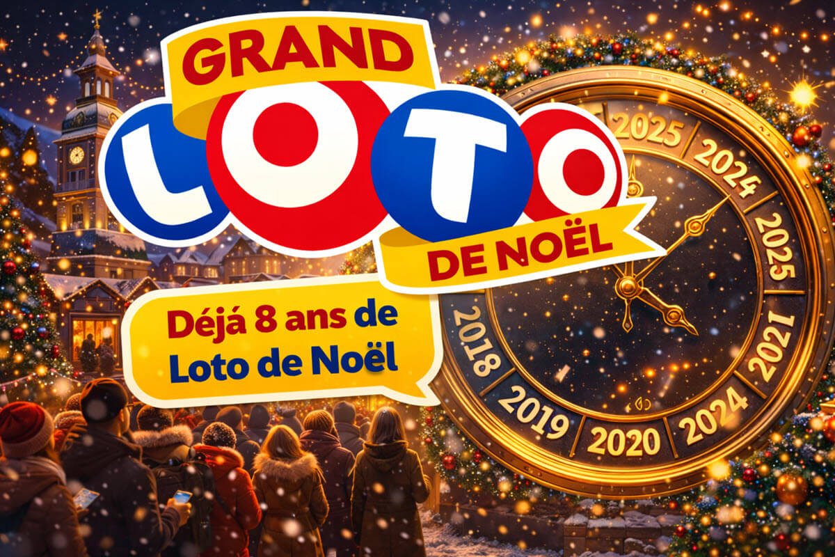 Grand Loto de Noël : 9e édition en 2025, retour sur 8 ans de Loto de Noël