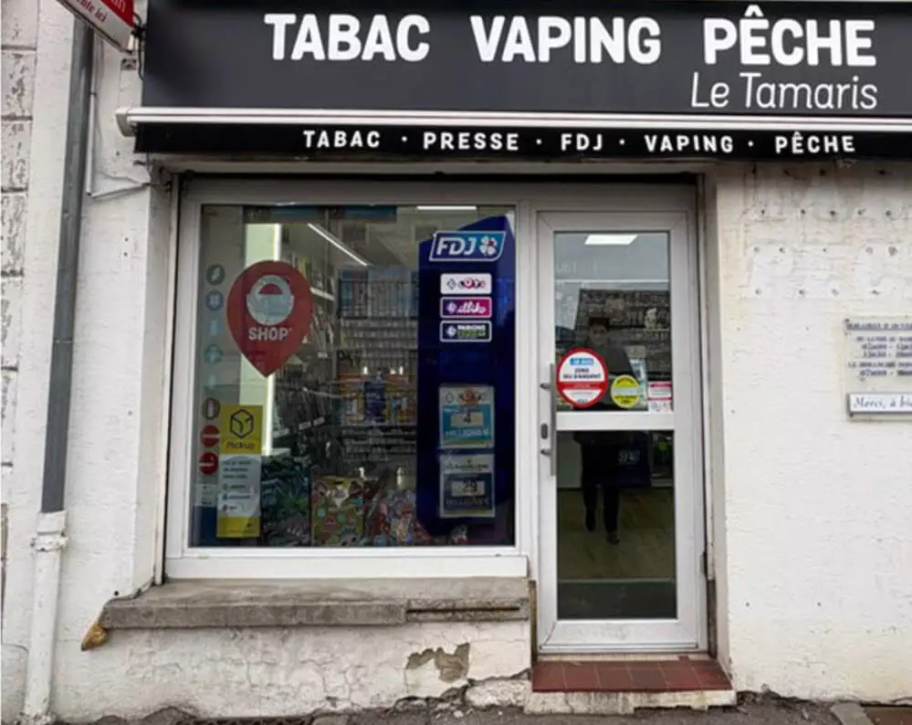 Tabac Le Tamaris qui a vendu le ticket Cash à 500 000€