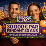 Résultat EuroDreams du lundi 22 décembre 2025 : découvrez les numéros gagnants du tirage ici