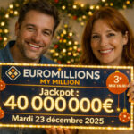 Résultat EuroMillions du mardi 23 décembre 2025 : découvrez les numéros gagnants du tirage ici